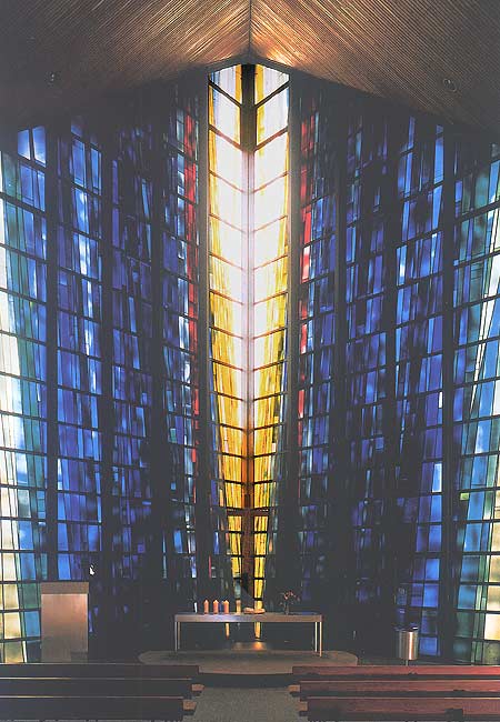 Lothar Quinte - Glasfenster - Stephanuskirche Koeln Riel - 1965